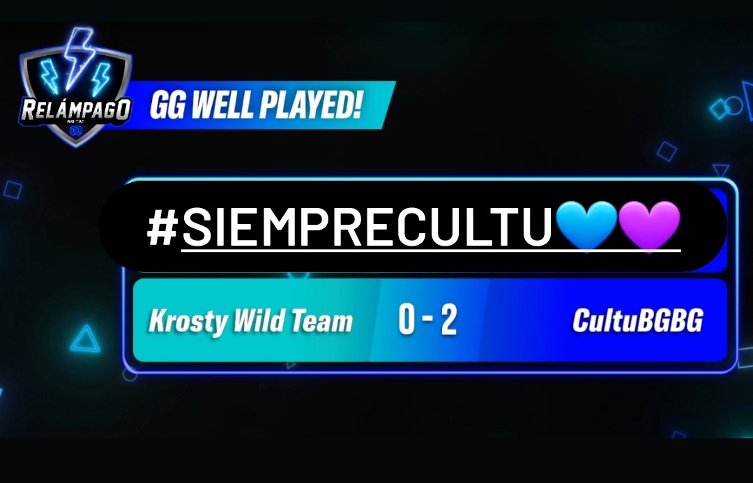 ¿Soy yo o huele a ganadores? 😌 Cerramos el día con lo mejor de lo mejor, una victoria más para nuestro equipo, estamos orgullosos de que nos representen.
 ¡Muchas felicidades equipo!🤓
Jugadores: 
@KatJGWR
@KiletWR
<a href="/Wisxel1/">Wisxel</a>
@xDMB2002
<a href="/ChuyNitro/">NitroChuy</a>
Coach: @JonasCRC
#SiempreCultu💜💙