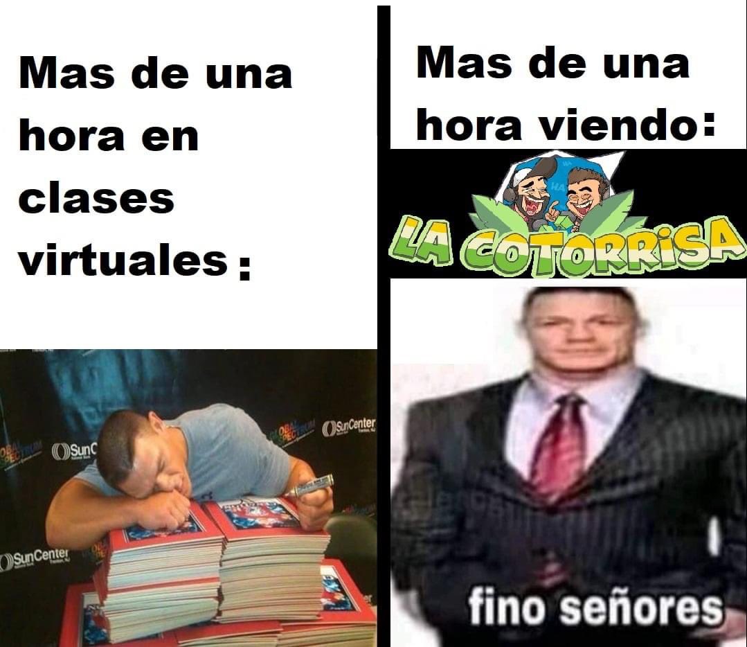 fino señores.