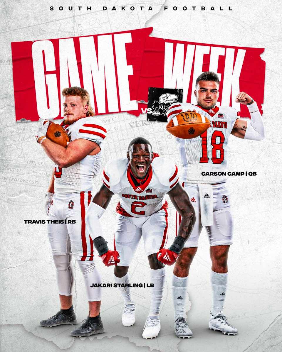 It's here.. GAME WEEK!😈💪

#WeAreSouthDakota x #BeatKU