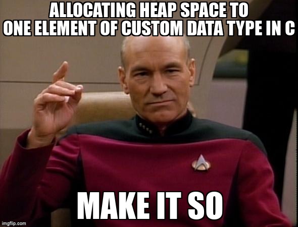 overflow_meme's tweet image. Allocating heap space to one element of custom data type in C stackoverflow.com/questions/6898… #malloc #c