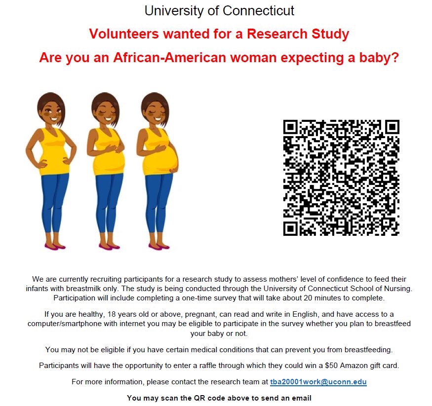 LucindaCantyPhD's tweet photo. Supporting a young nursing scholar @Tumilara_Amoo, a PhD student at UCONN School of Nursing. She is studying Black women and breast-feeding. Please support this important work. https://t.co/qCLCMPYv1Z