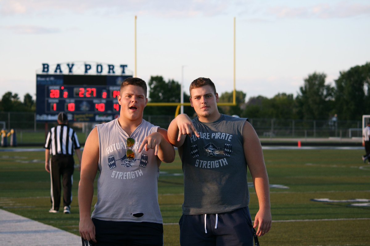 Craig Buchinger (@mrbuchinger) on Twitter photo <a href="/BayPortHS/">Bay Port High School</a> JV football improves to 2-0 with a 28-14 W over the ND Tritons! Pirate Pride! 🏈 McBuckner approves! <a href="/BayPortHS/">Bay Port High School</a> JV football improves to 2-0 with a 28-14 W over the ND Tritons! Pirate Pride! 🏈 McBuckner approves!