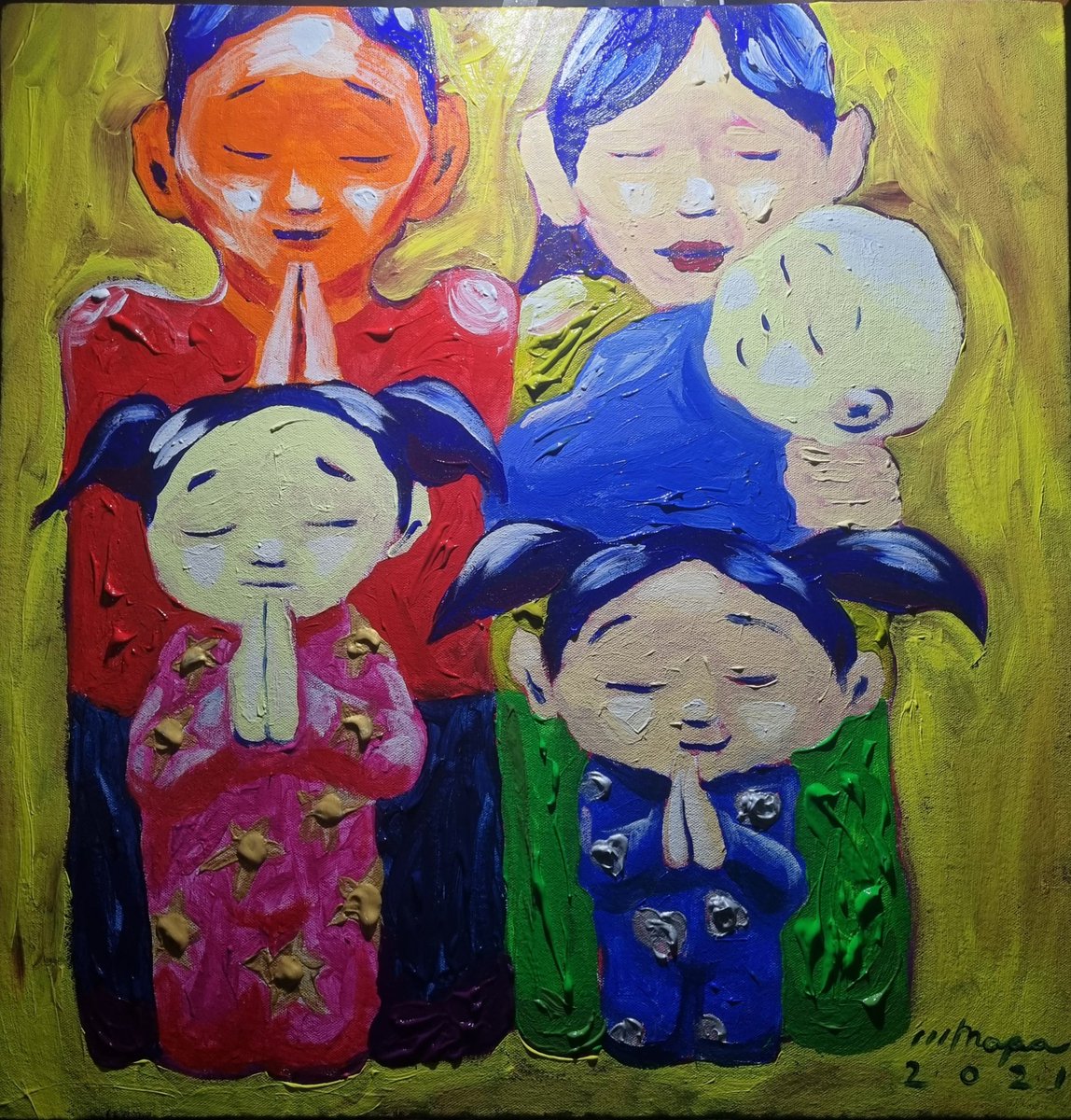 jaomapa's tweet photo. Dasal
24'×24'inch
acrylic on canvass https://t.co/Hj1Xp61kxK