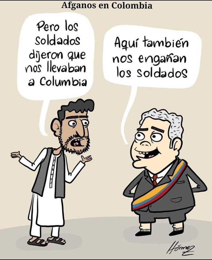 PerspectivaMem1's tweet photo. Parece chiste pero es anécdota :'( #Colombia #Actualidad #afganosenColombia https://t.co/Y30dbgL6o4