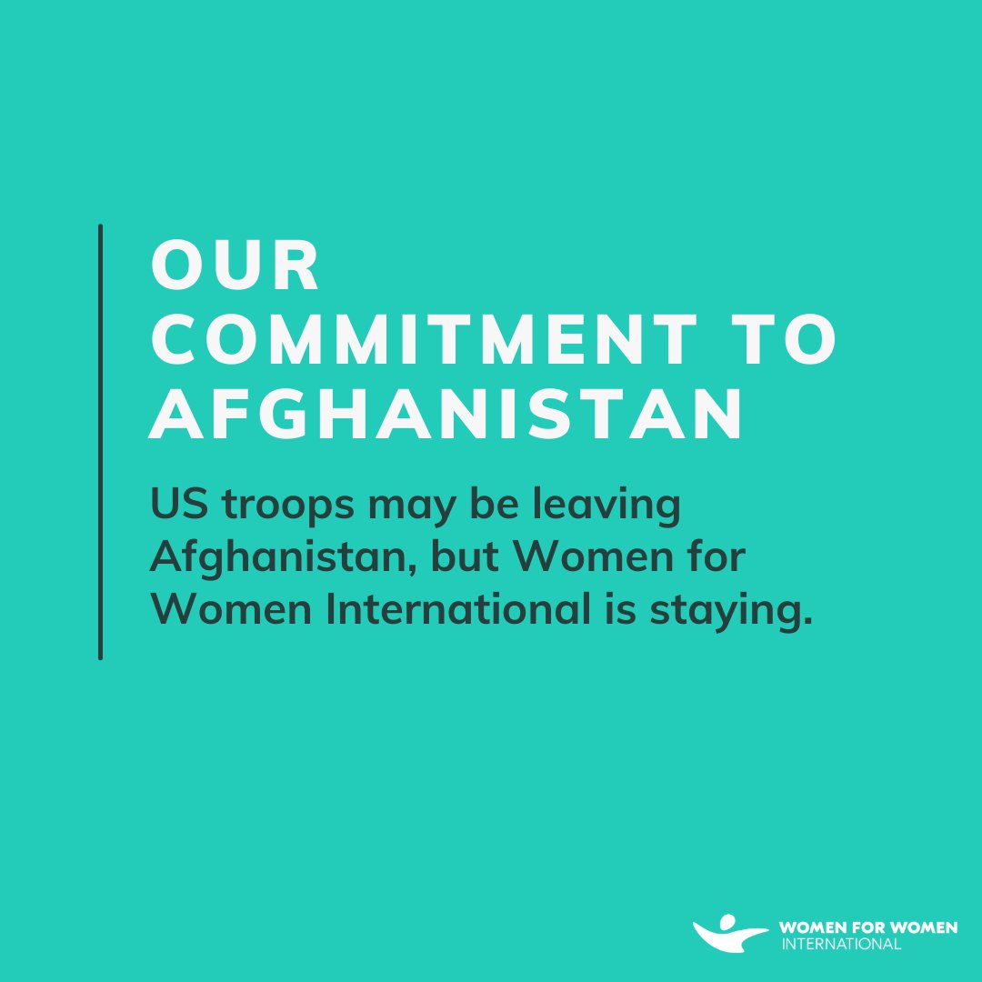 US troops may be leaving #Afghanistan but we are staying. The past few weeks have been traumatic for our Afghan team—those who have left and those who remain. We’re in constant contact, figuring out ways to support them. (1/4)