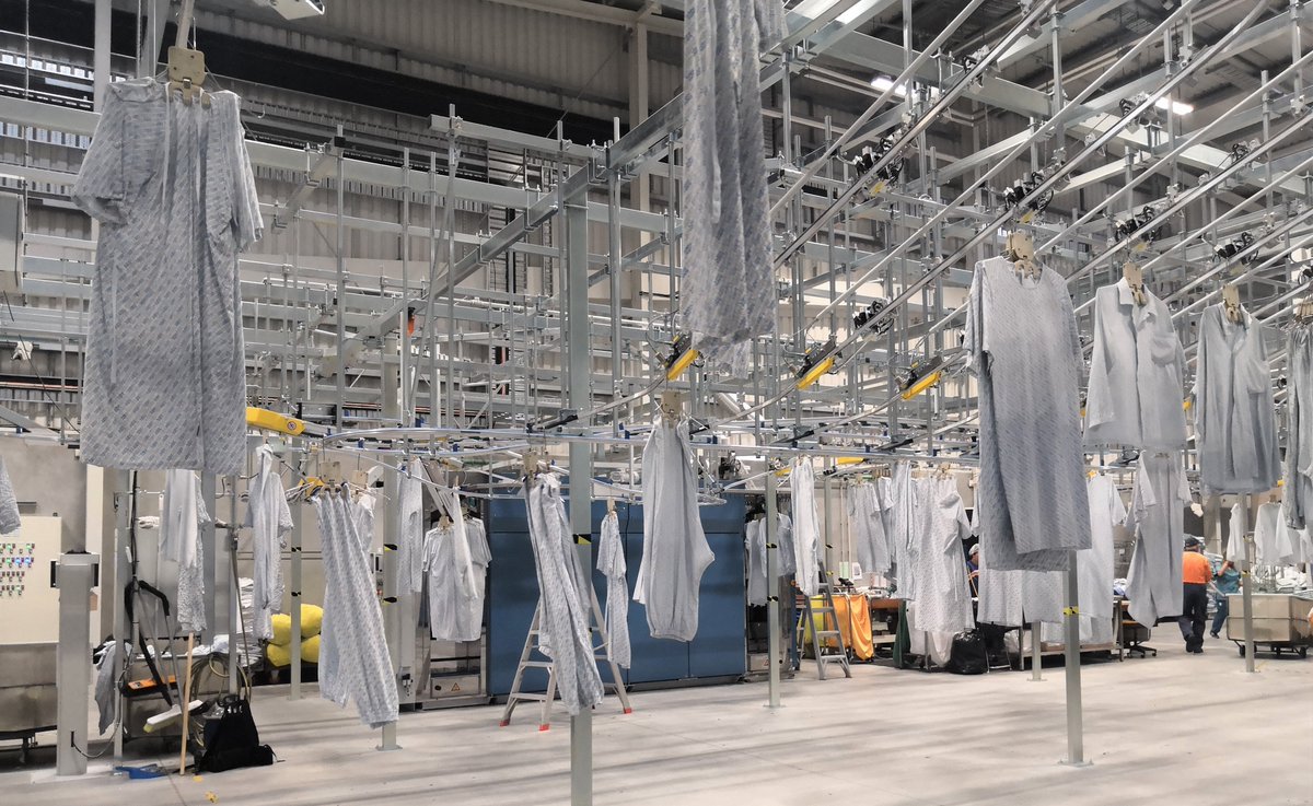 Ever wondered where our washing goes? Canterbury Linen Services deliver 20-25,000 kgs of linen to our hospitals daily, operating a large commercial laundry with the lowest 💧 use per kg of any NZ laundry! 

Check out this week's CEO Update for more info👉 bit.ly/3zJuBrv