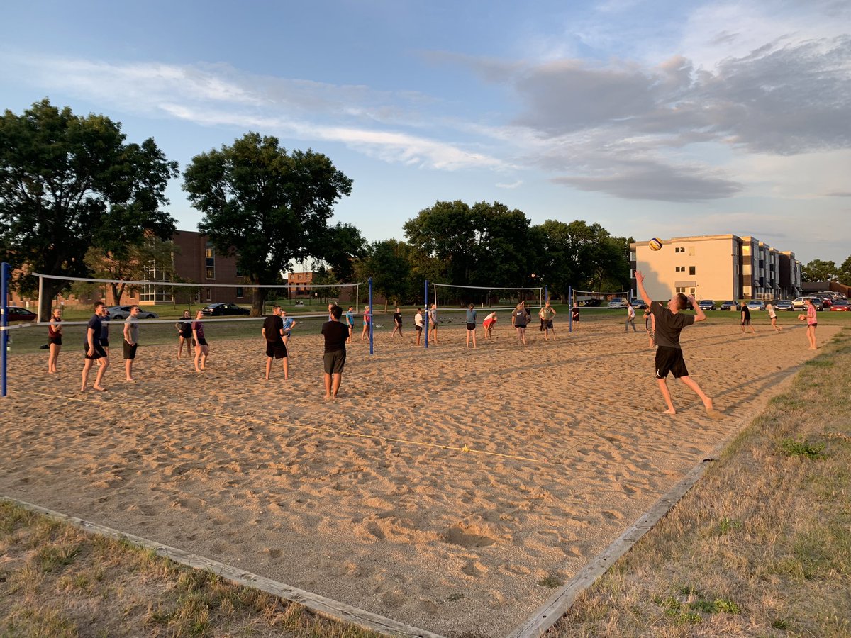 Intramural Sand Volleyball is underway!! Monday and Wednesday nights from 6-8pm