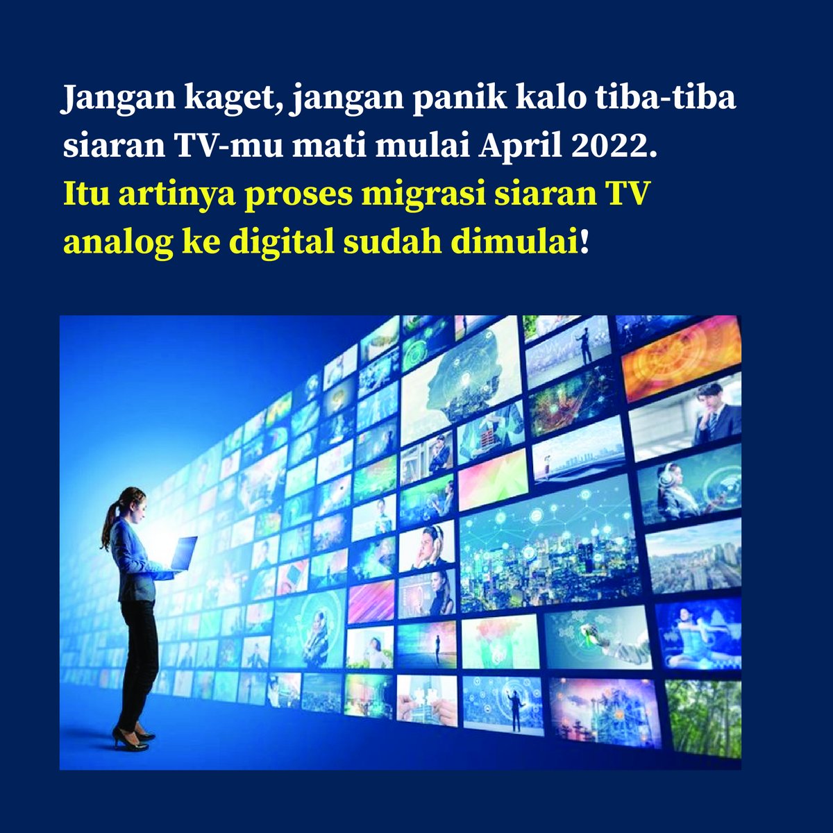 kakdidik13's tweet photo. Hari terakhir di bulan Agustus 2021 nih, tetap semangat ya Teman! Tak hanya Pembangunan Infrastruktur darat, Pemerintah melalui Kementrian Kominfo akan mulai migrasi dari TV analog ke TV digital yang dimulai tahun 2021 ini. 

Mari kita ulas TV Digital dan simak di Threadku ya! https://t.co/lL1qFrLZvC