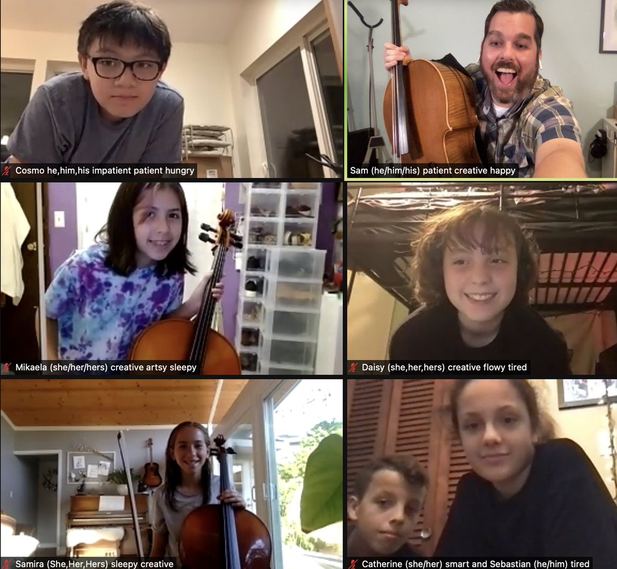 SamsCelloStudio's tweet image. Studio classes are back!

#cello #cellolessons #studioclass #onlinelearning #onlinelearningforkids