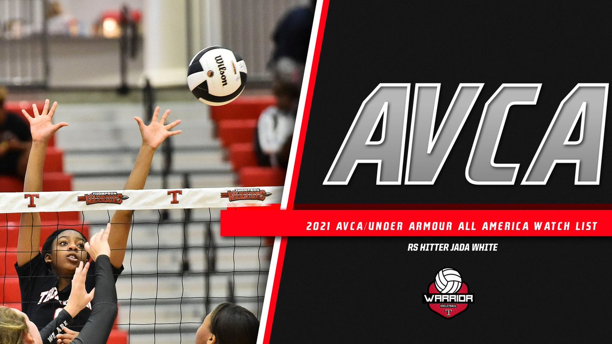 UA All American Watch List Warriors!  Congrats to seniors Bri Wilson and Jada White on your selection.  Two of 1167 volleyballers selected!  Keep your heads down and work girls!  We are proud of you!  #RTB@AVCAPhenom 
<a href="/athletics_ths/">THS Athletics</a>
 
<a href="/Alabasterk12/">Alabaster City Schools</a>