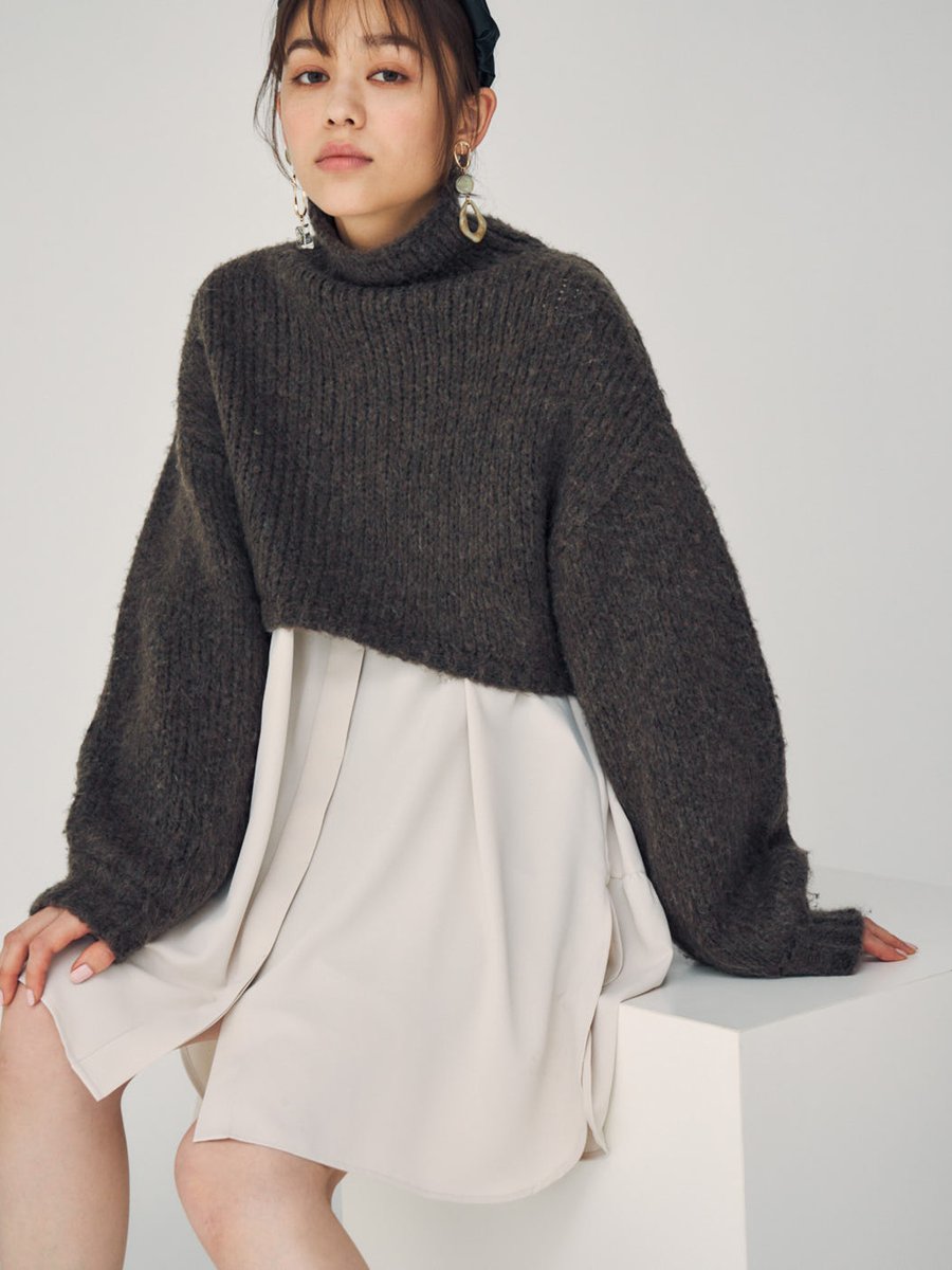 Mercuryduo Zozotown タイムセール開催中 ふわっとしたニットとミニワンピのセットアイテム 3wayニットセットバックティアードミニワンピース 14 300 11 440 今だけ Off お気に入り登録をお忘れなく T Co Fnb5srynky