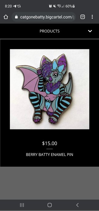 One of the cutest murrsuiters I know also happens to be a fantastic artist! And her naughty Pin is now