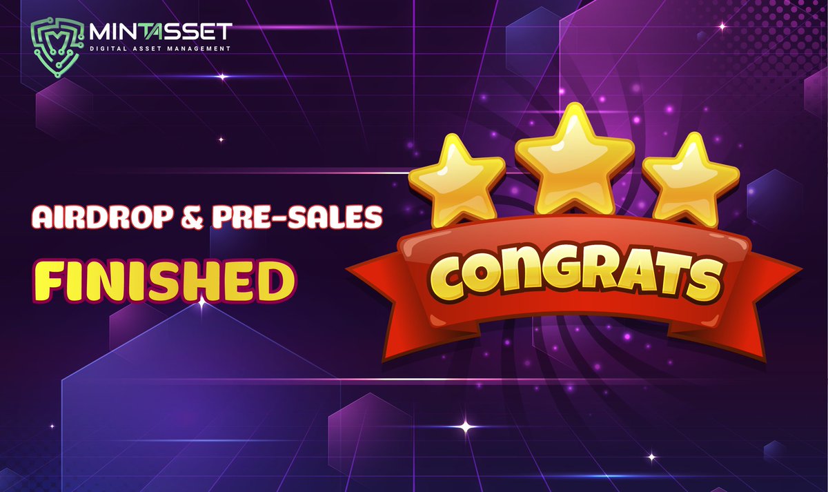 🏆🏆🏆
Congratulations to those who successfully own MINT Token. The Presales program and Airdrop distribution has finished, on a first-come, first-served basis. 

❤️❤️❤️
Thank you very much for the strong support of the community.
#MINT #Staking #Gotomoon
🚀🚀🚀🚀🚀🚀🚀🚀