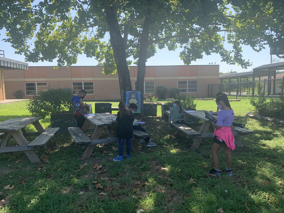 “Mrs. Lindsey….we are in the Coastal Plains, so can we go explore the vegetation around our school?”…YES WE CAN! @NISDCable @NISDElemSS @NISDElemScience #CableReunited #ComeTogether #SocialStudiesMatters #NatureWalk #WeAreObservers