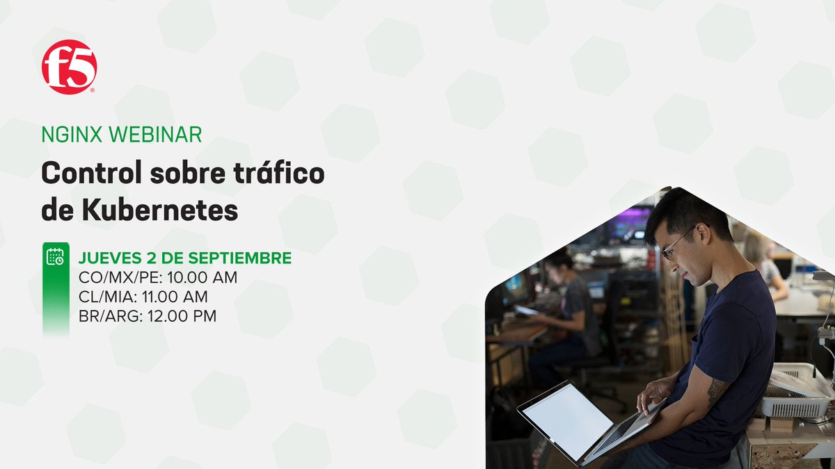 Acompáñenos a explorar las funciones empresariales que el Ingress Controller de NGINX+ ofrece, incrementando la visibilidad, fortaleciendo la seguridad y complementando el monitoreo de todos los elementos en un ambiente moderno de desarrollo. bit.ly/3js33kz