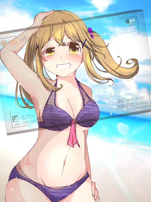 描いたの月末だから真新しさの欠片もない…😇
#今月描いた絵を晒そう 