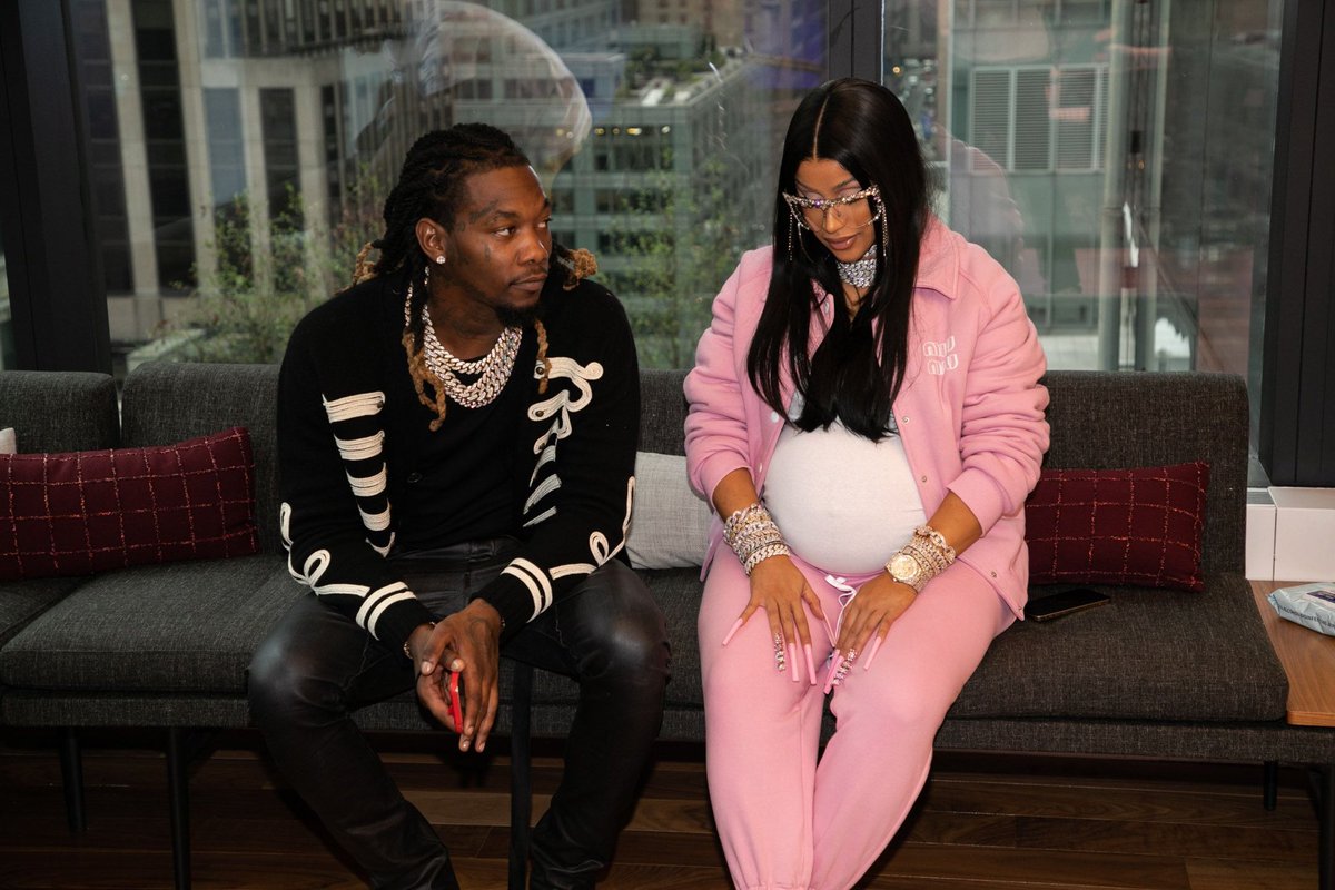 iamcardib's tweet image. Having our way