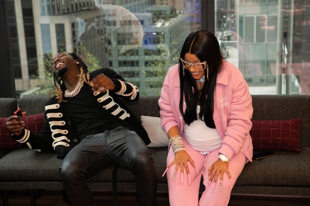 iamcardib's tweet image. Having our way