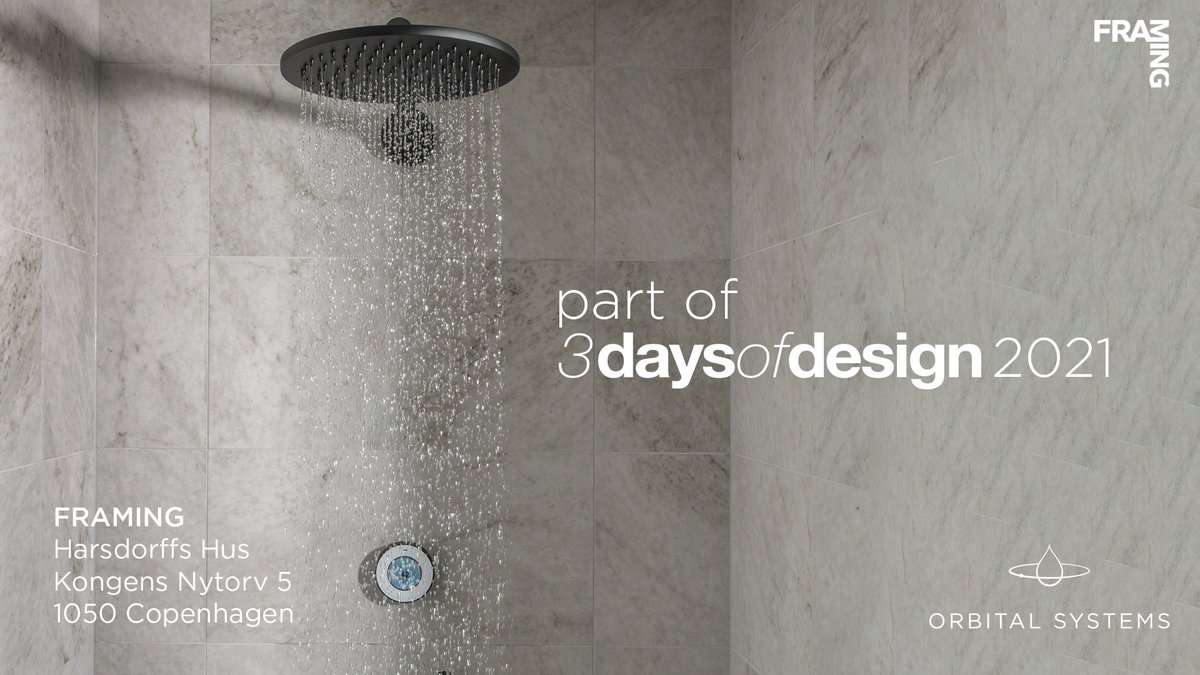 Save the date: Vi är med på 3daysofdesign 16-18 september i Köpenhamn. Kom och se Orbital shower i verkligheten, prata med oss om att spara vatten och upplev spännande design. <a href="/3daysofdesign/">3daysofdesign</a> Vi ses där!
#orbitalsystems #3daysofdesign