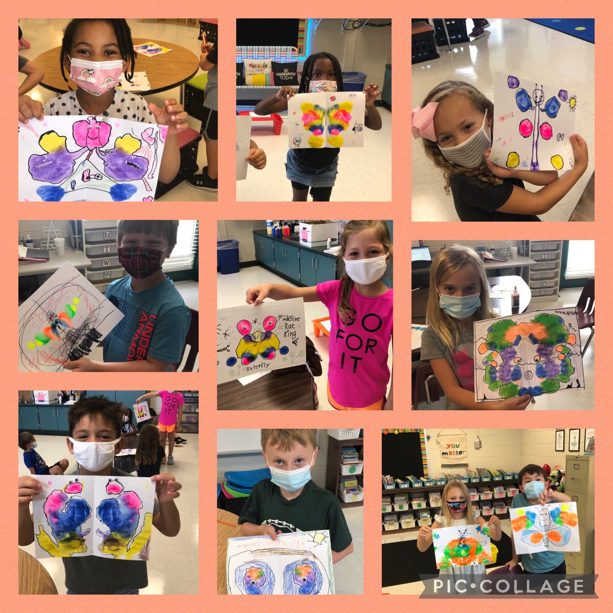MrsKSmith_MVES's tweet photo. These creative first graders from @smith1st class showed off today in the Creativity Lab during Explore Time! They practiced fluency, flexibility, originality, and elaboration to turn their “oops” into a beautiful masterpiece! #exploretime #5Cs @MVESGainesville @Hall_Schools https://t.co/kl7YWBpTpz