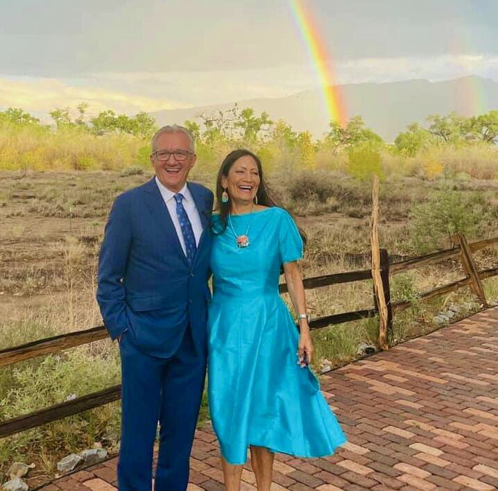 Our beloved Interior Secretary got married over the weekend. Her fairy tale story keeps getting more beautiful — sending blessings.