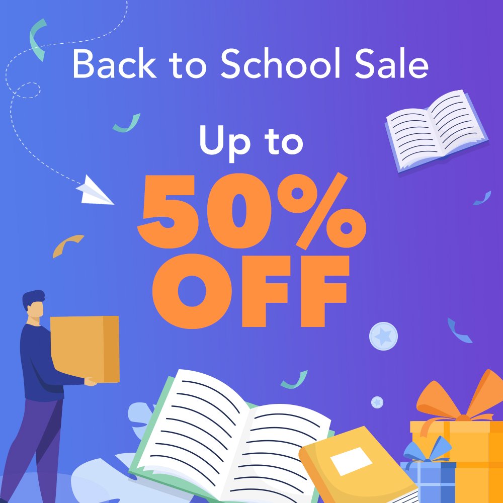 Apowersoft's tweet image. 🎊Apowersoft BACK TO SCHOOL Sale Starts NOW! 
Up to 50% OFF all digital solutions. Be Best in Class with Screen/Audio Recorder, Video Editor, PDF Editor, Background Eraser and more!
Join us now. 
apowersoft.com/activity-type/…
#BacktoSchool2021 #firstdayofschool #promotion #BackToSchool