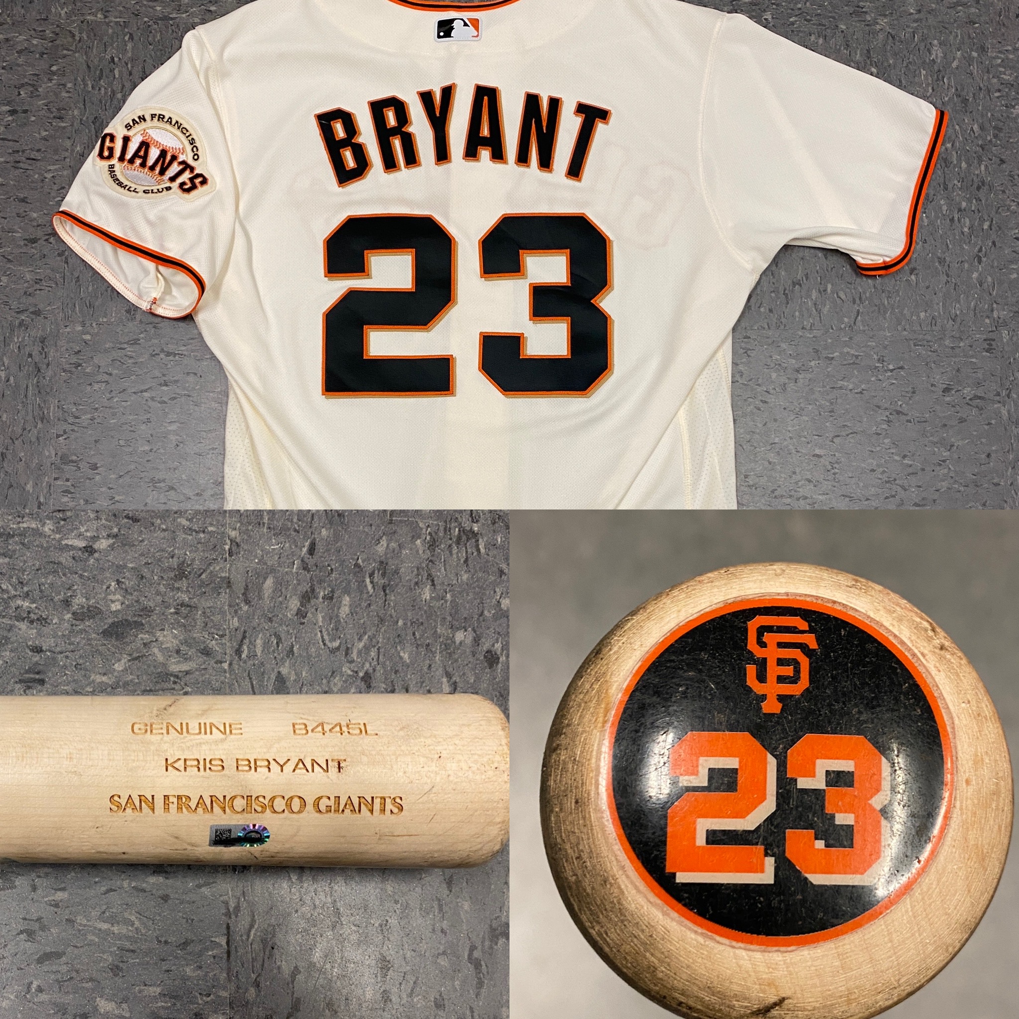 From the Clubhouse on X: 🏃‍♂️Time is running out‼️🏃‍♂️ Our auction ends  tomorrow 8/31 @ 8:00PM PDT. Bid on a Kris Bryant Cream Game Used Jersey  & Game Used Bat. We also