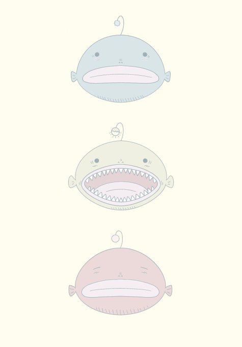 チョウチンアンコウのtwitterイラスト検索結果
