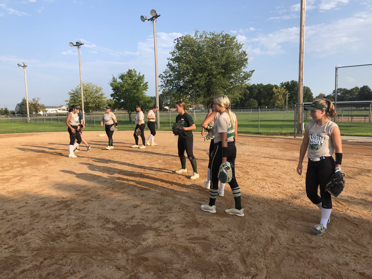 CCBisonSoftball's tweet photo. We had a great time with our softball campers today!  Can’t wait to see them at the game tomorrow night🥎 https://t.co/OMKDEdFXmC