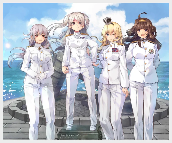 Conte Di Cavour
金剛 
Warspite 
Гангут
#艦これ 