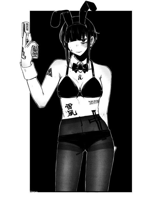 #今月描いた絵を晒そう
全部バニーで草 