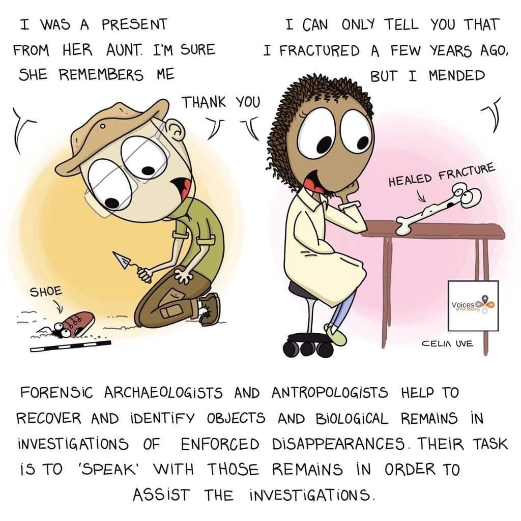 Today is International Day of the Victims of Enforced Disappearances.We remember the missing and we thank #forensic scientists & other professionals that help provide dignity,closure and justice.
#forensicanthropology #forensicscience #forensicarchaeology #science #scientists