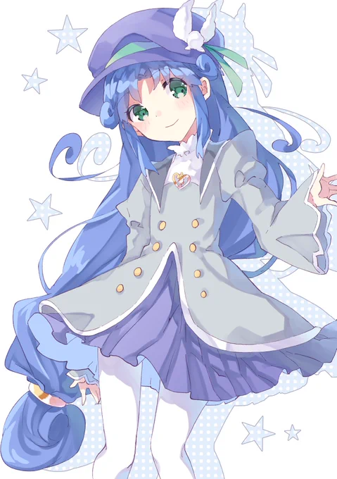 絵柄がふたご姫と言われてきたので、推しのレインを描きました。息抜きが息をしてない…… 