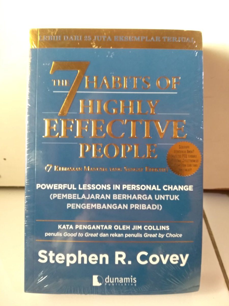 O6O918's tweet photo. WTS Buku The 7 Habits of Highly Effective People :25 years . Stephen R. Covey

💸80k💸 harga aslinya 120k
dom Bekasi

note: dijual karena beli 2 buku yang sama, masih disegel ya kaya di gambar https://t.co/J3GQOMQ93t