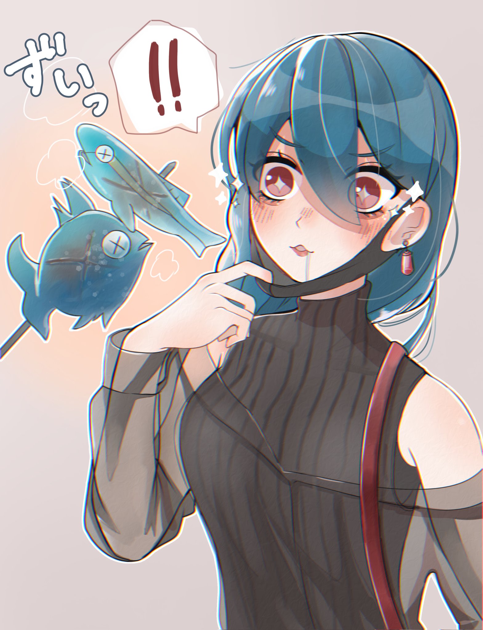 K Yばんちょー デート中もクールだけど魚見るとじゅるりするスラーペンタイン Fortniteart Slurpentine フォートナイトイラスト T Co F7ez1hxe6s Twitter