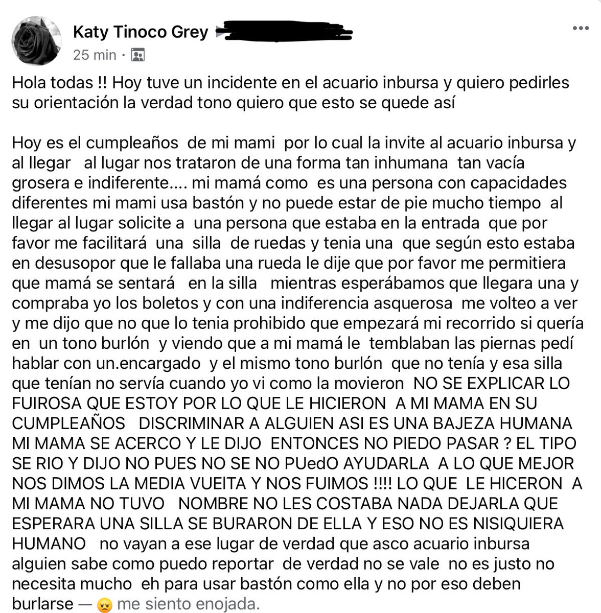 QuesaDJ's tweet photo. 🚨🚨🚨RT por favor. Ojo aquí de cómo tratan los empleados de @AcuarioInbursa a los visitantes @ONUDHmexico @Telmex @hectorslimseade https://t.co/wLYILxqtnq