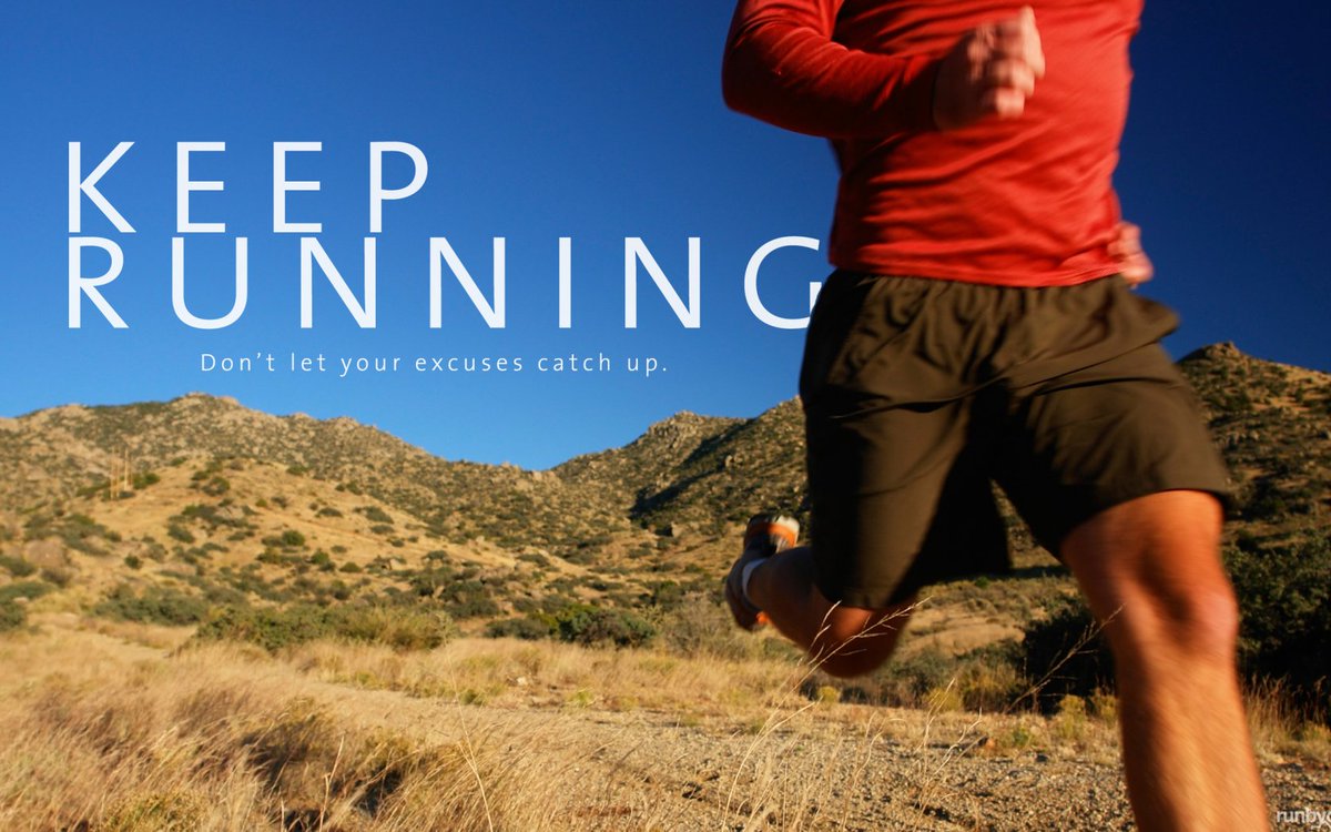 Step forward. I keep running. I keep running. I keep running. Print runner.