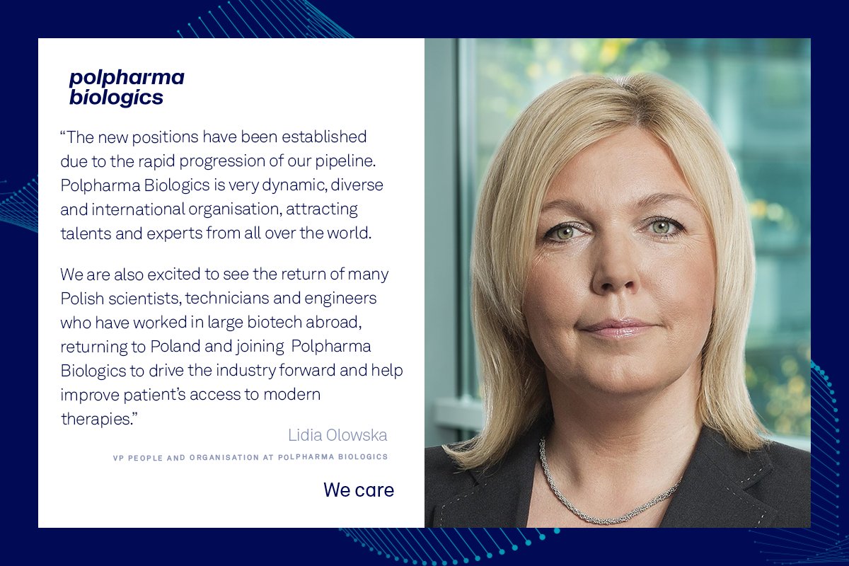 Polpharma Biologics (@polpharmab) on Twitter photo Polpharma Biologics announces 70 new vacancies as the rapid growth of the Polish biotechnology sector leads to demand for foreign expertise.
To view the vacancies, visit: polpharmabiologics.com/en/careers/job…
To read the press release, visit: polpharmabiologics.com/en/knowledge/l…
#biotechnology #jobs Polpharma Biologics announces 70 new vacancies as the rapid growth of the Polish biotechnology sector leads to demand for foreign expertise.
To view the vacancies, visit: polpharmabiologics.com/en/careers/job…
To read the press release, visit: polpharmabiologics.com/en/knowledge/l…
#biotechnology #jobs
