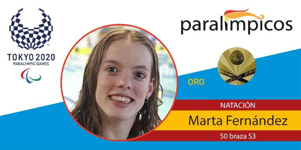 Creatividad con foto de Marta y la medalla de oro