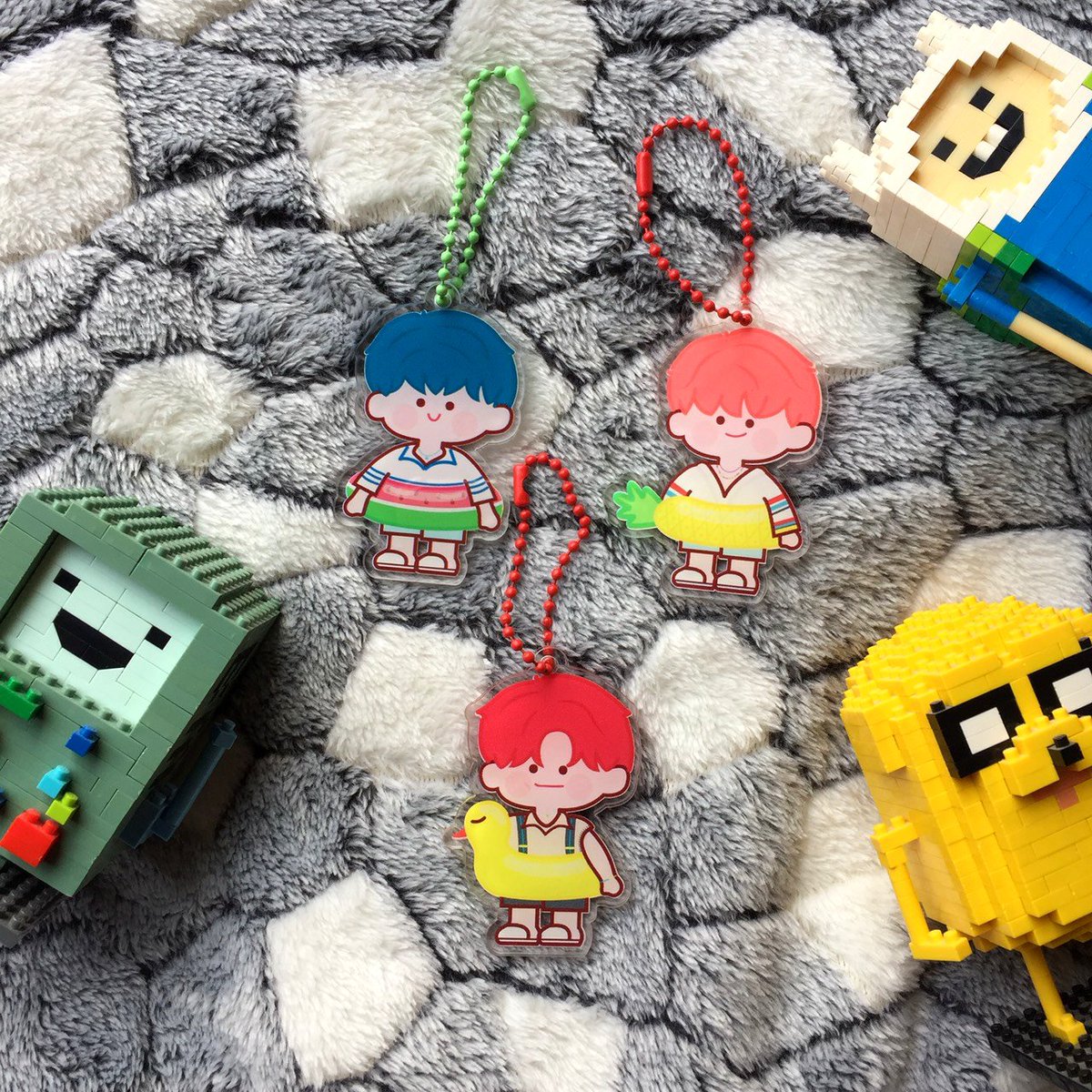 kyuusprout's tweet photo. 💌🌱!

Tbz ballchain volume 2 feat my adventure time micro block collection! 💛 Never thought i would come this far 🤧 I had so much fun designing them. Thank you to each one of you for loving and taking a good care of them 🤧 https://t.co/86DWt7spgE
