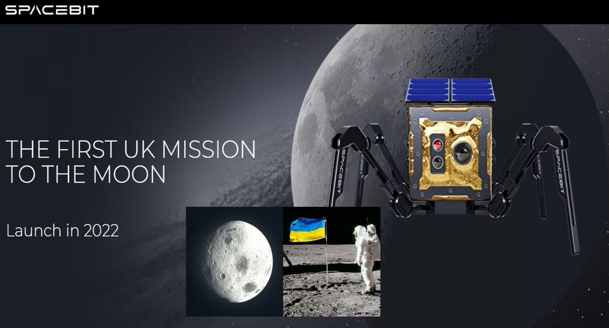 ukrainenewstop's tweet photo. Первую украинскую миссию на Луну запустят уже в 2022 году
Британская компания #Spacebit, основателем и гендиректором которой является украинец Павел Танасюк, доставит на спутник камеры и радиационные сенсоры, изготовленные украинскими инженерами.
Танасюк отметил, что эта миссия https://t.co/XRpRn4bzpE