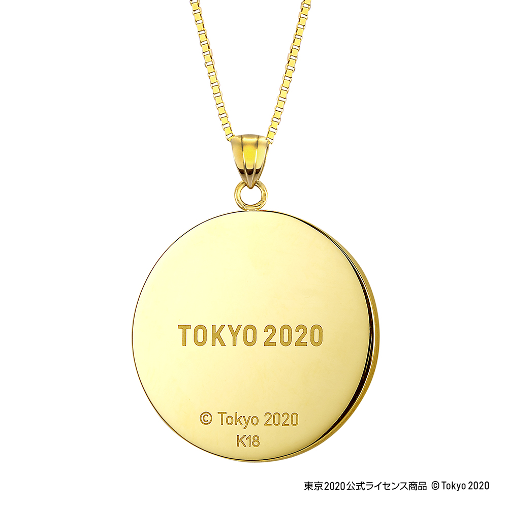 東京2020オリンピック丸形K18GOLDペンダント - その他