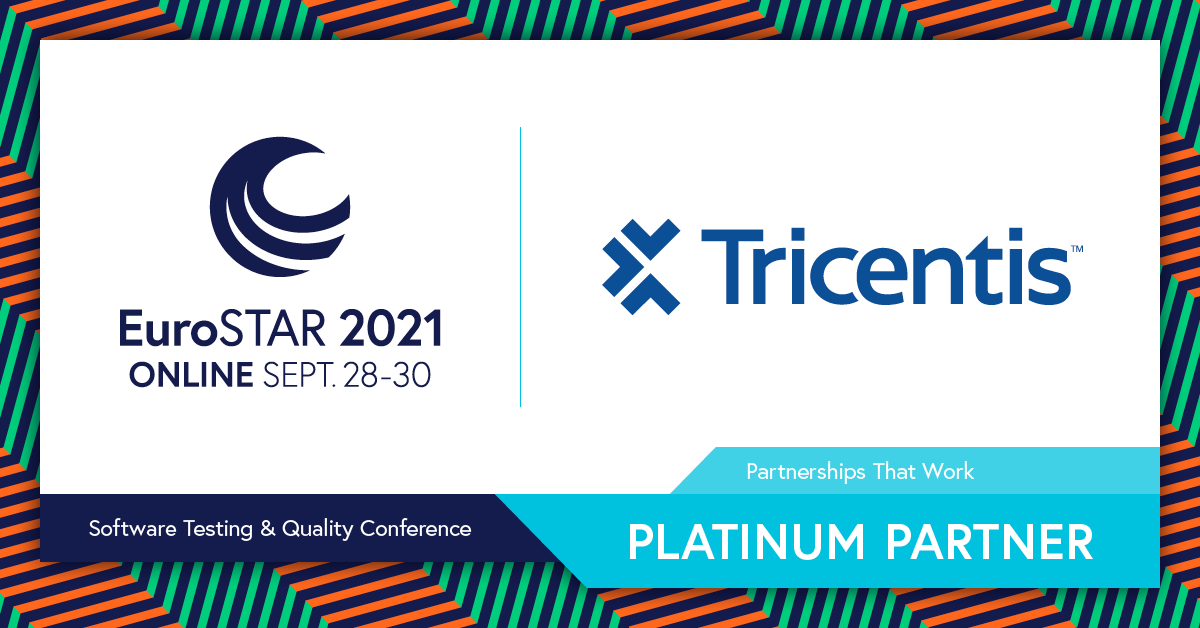 esconfs's tweet photo. We're thrilled to welcome @Tricentis as a Platinum Partner at #EuroSTARConf 2021. Tricentis is a global leader in continuous testing and automation, widely credited for reinventing software testing for DevOps and agile environments. Check them out here>>https://t.co/yIhT5Gq6a7 https://t.co/1k57GUkEeT