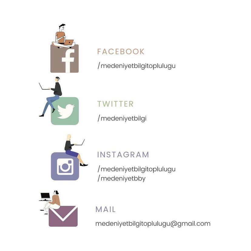 Bölümümüz ve Üniversitemiz hakkında aklınıza takılan sorular için bizlerle sosyal medya hesaplarımız üzerinden iletişime geçebilirsiniz. 😊📚