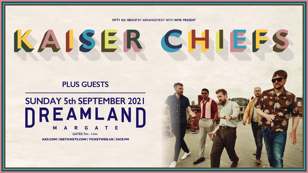Indie rock band <a href="/KaiserChiefs/">Kaiser Chiefs</a> will be playing at our Scenic Stage this Sunday! 🙌 They will be joined by special guests and you can enjoy selected must-try rides, delicious street food and drinks ☀️

Hurry and get your tickets here 👉 bit.ly/2T0e0zw