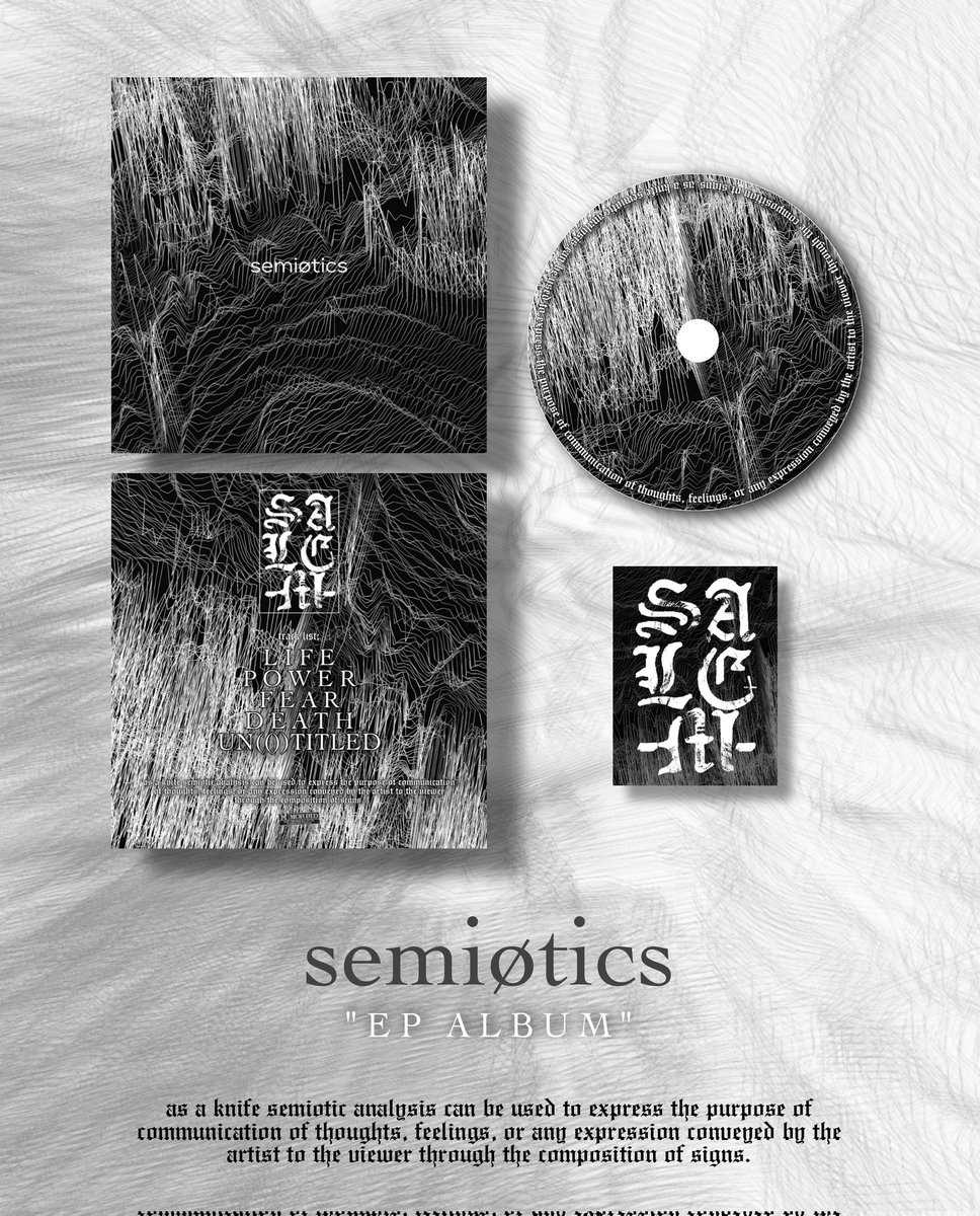 andswira's tweet image. •OUT NOW•
salem, 
semiotics (Ep album) 2021 .

Sudah tersedia di R.U HAPPY~
📍 maps.app.goo.gl/DgyTR4mjhhHnoJ…

salem-pressure.bandcamp.com

#selfreleased #experimental #improvisation #soundart #noise