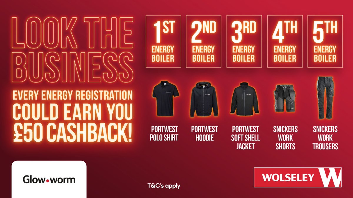 glow_wormclub's tweet photo. Today is the last day to buy and register an #Unbelievabundle to qualify to earn credits to kit yourself out on our catalogue. If you haven't already, head to your local Wolseley branch for more information. https://t.co/5UEdfk7xEV