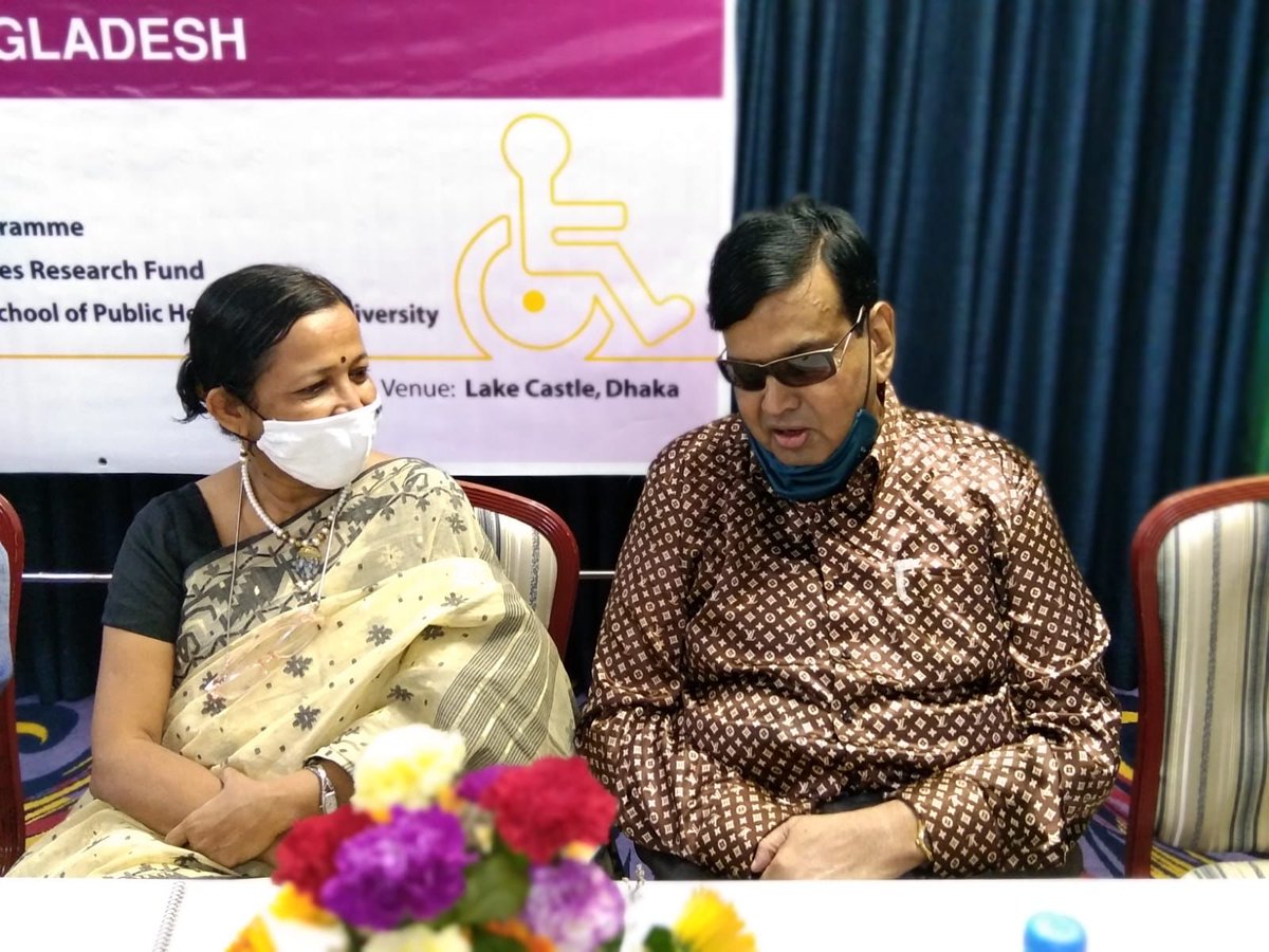BRACJPGSPH's tweet image. “Employing young researchers with disabilities to bring authentic insight &amp;amp; empower them to contribute to policy decisions that affect their lives”, Dr Malabika Sarker, @BRACJPGSPH at &apos;British Academy Youth Futures Research&apos; project inception event.
@Sightsavers_Pol @Sightsavers