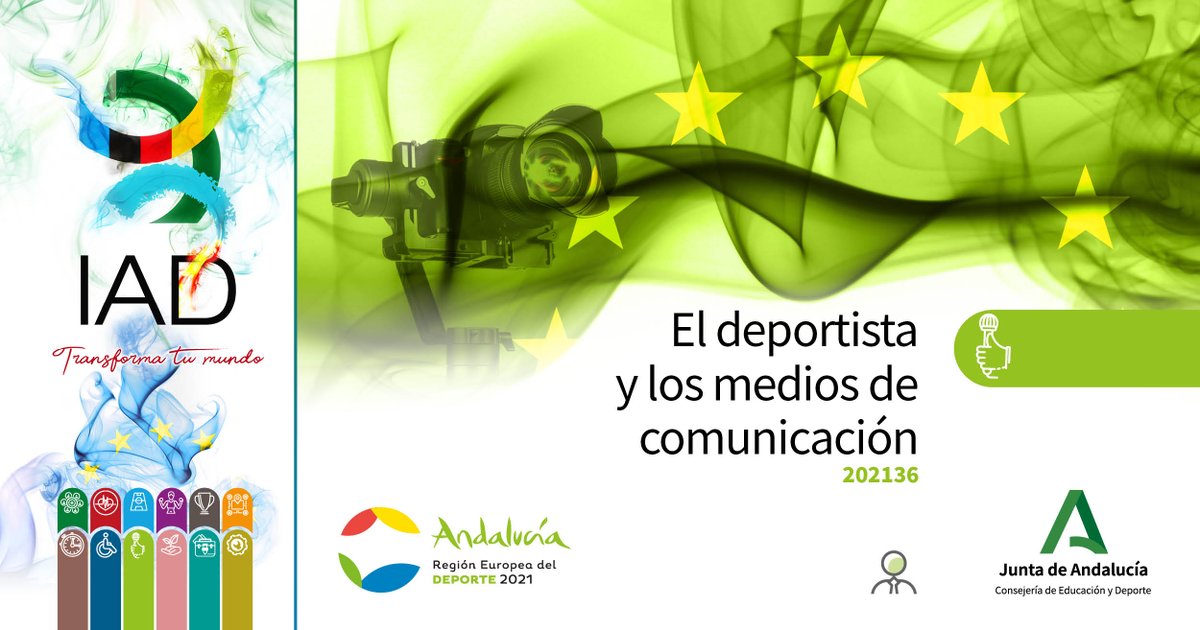 iadeporte's tweet image. Aprende a diseñar una buena estrategia de #comunicación en el ámbito deportivo con nuestro taller presencial &quot;El #deportista y los medios de comunicación&quot;.

La formación se celebra el próximo 28 de octubre en Sevilla y contará con ponentes excepcionales: