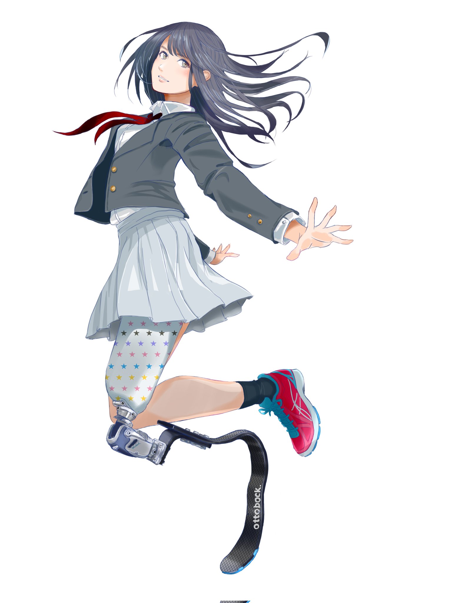 アカミソ 闘病中 やっぱり競技用義足良いよね 久しぶりにイラスト投下 T Co Q6kgccsb Twitter